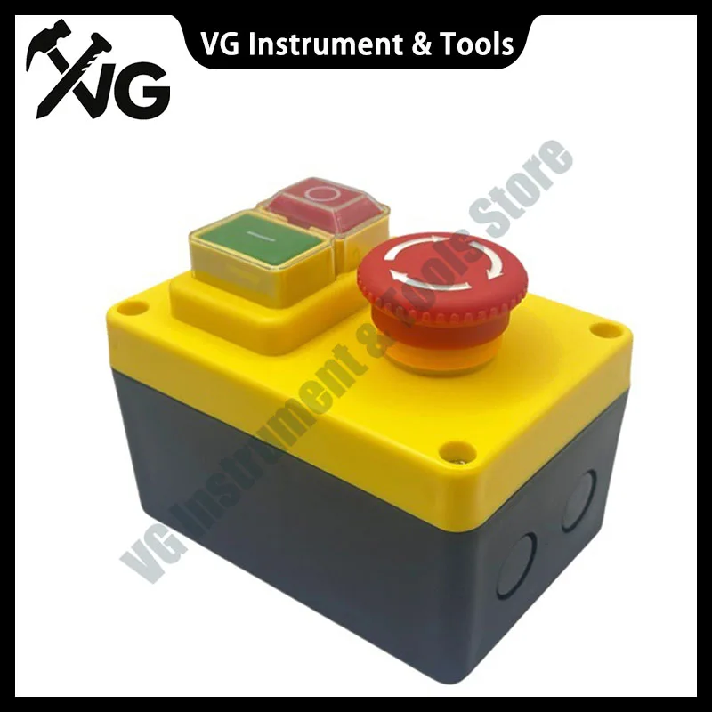 Hot sale KJD17D 250V 16A Electromagnetic Push Button Switch Emergency Stop Switches for Electric Tools & Machine Tool Equipment