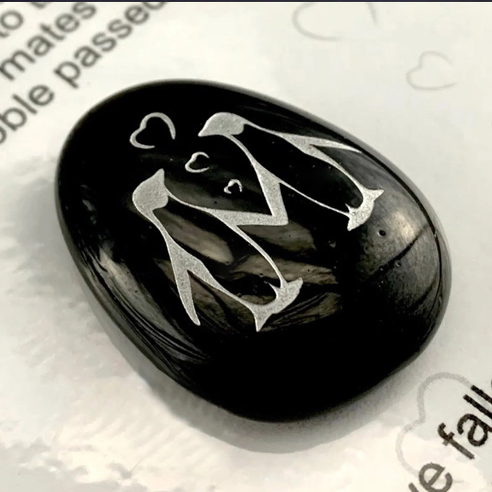 جيب البطريق عناق زينة محفورة تذكار صغير بيبل اسم ل حفلة عيد ميلاد صالح إكسسوارات ديكور منزلي