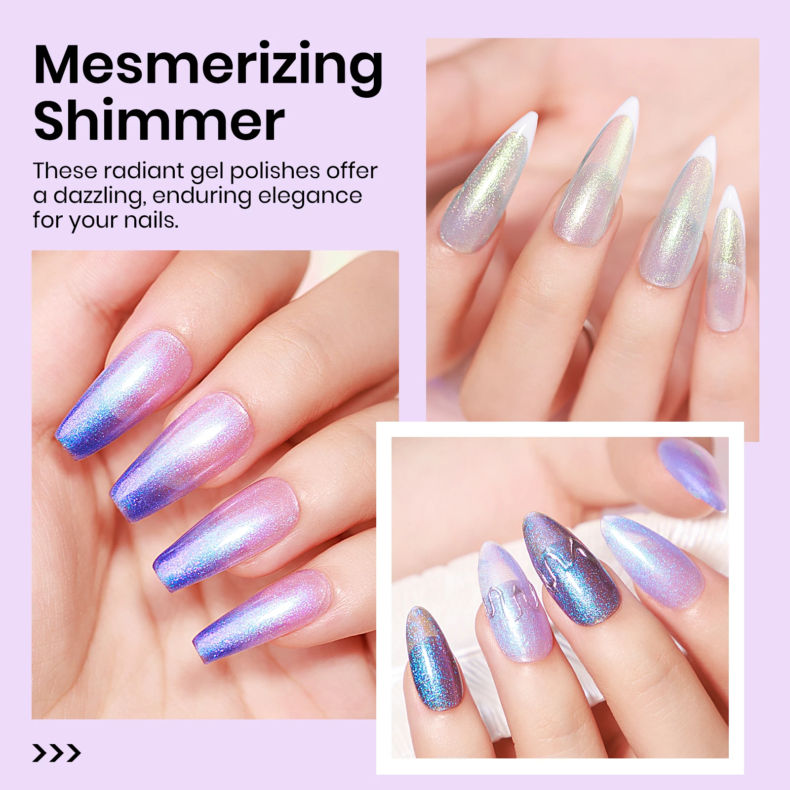 MIZHSE 7ML Glitter Gel Nail Polish Winter Series Gel Varnish For Nail Art Soak Off Semipermanentes Lacquer Nail Art DIY Manicure