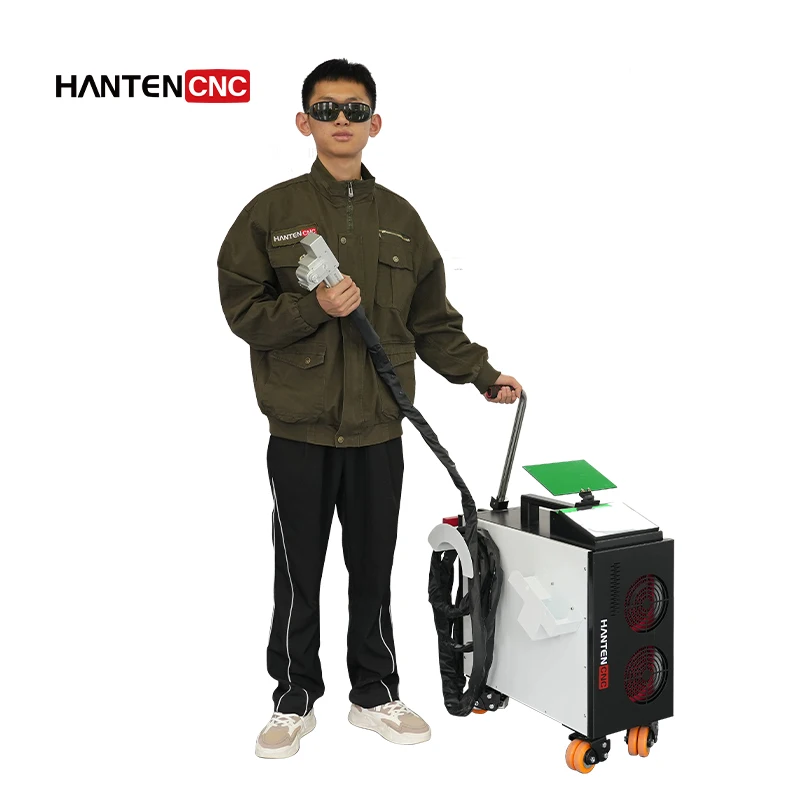 

Лазерная установка для очистки металла с воздушным охлаждением, 800 Вт, портативный лазерный очиститель для удаления ржавчины, промышленное оборудование для очистки поверхностей