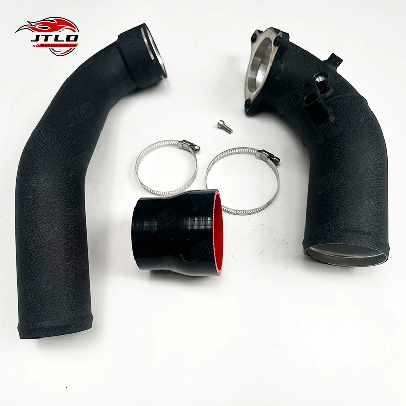 Sistem Pipa Intake Udara Dingin Aluminium JTLD untuk BMW G20 B58 3.0T A90 Supra B58 Gen1, Kit Filter Pipa Pengisian