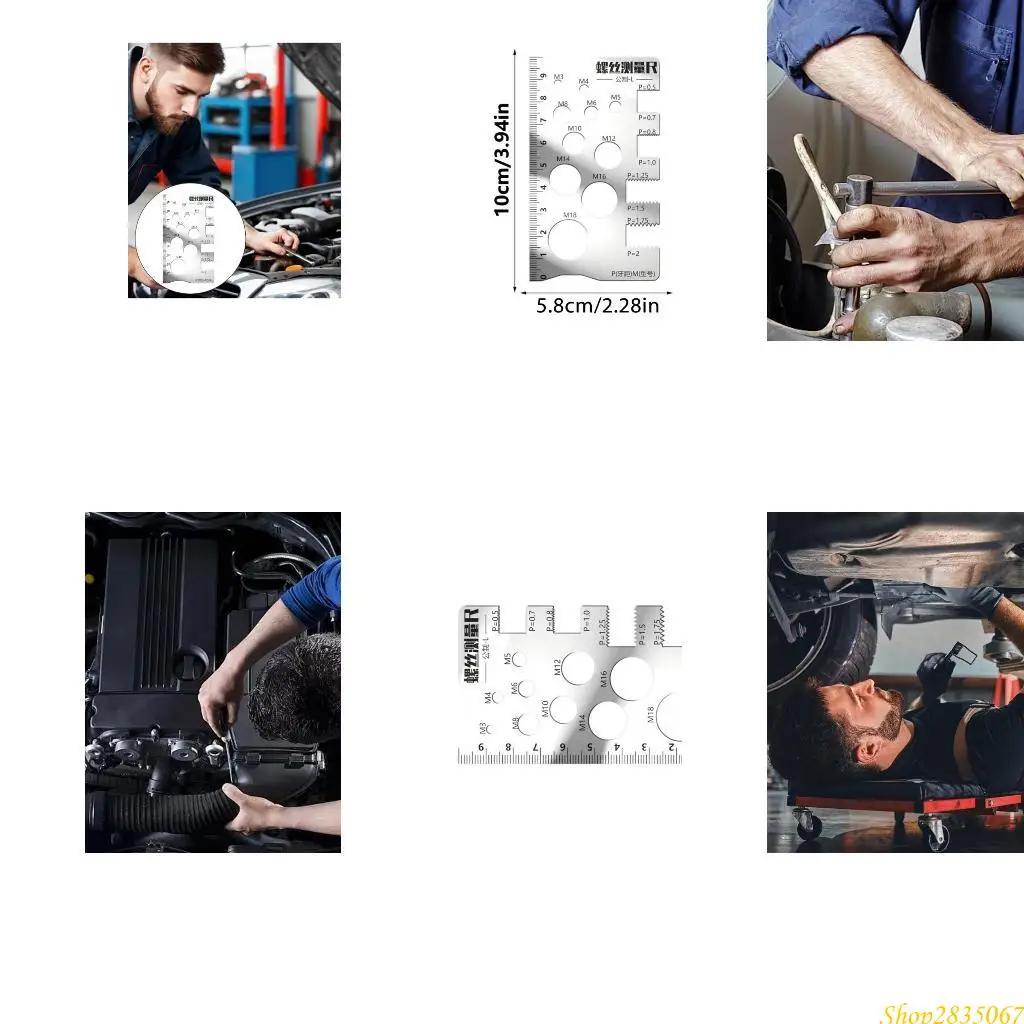 

Высокая точность винтовых суппортов для определения метрических шагов диаметром и размерного размерного размерного бита.