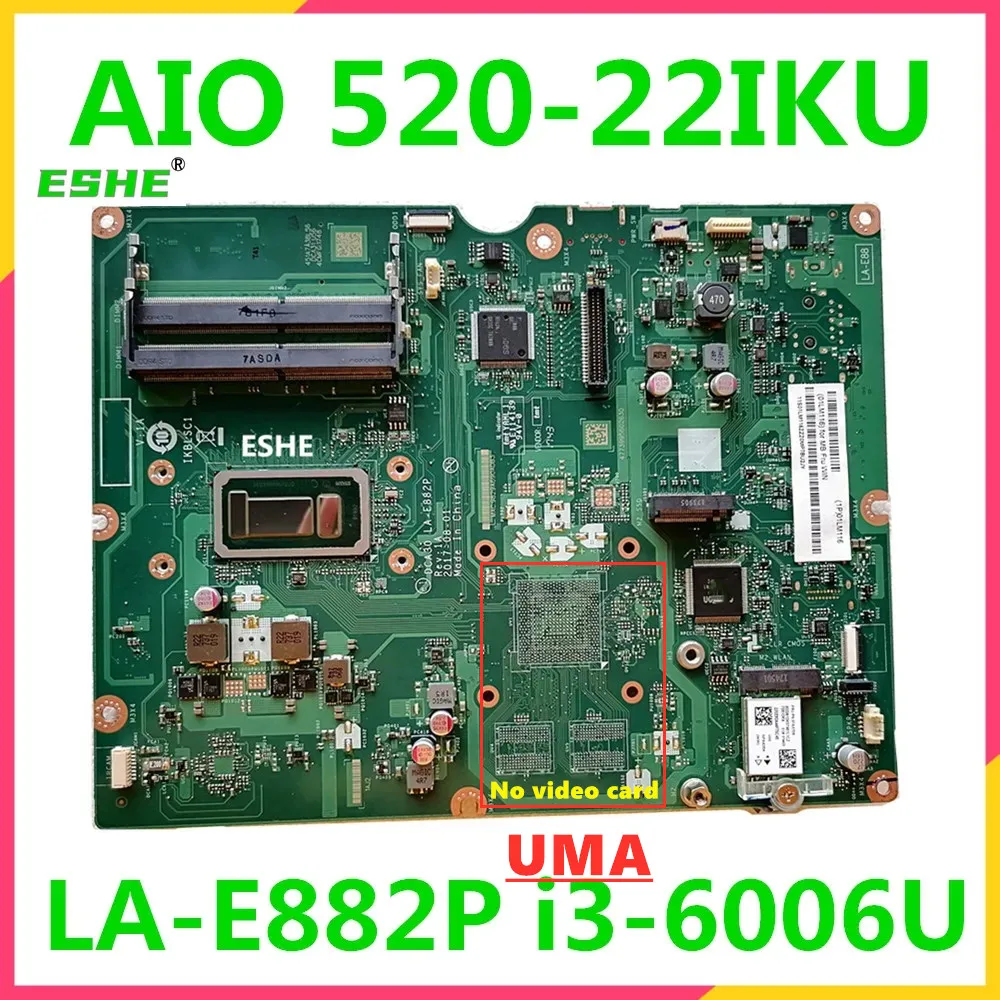 DCA30 LA-E882P per Lenovo ideacentre AIO 520-22IKU 520-24IKU scheda madre All-in-One con CPU i3 i5 DDR4 01 lm510 01 lm099 01 lm116