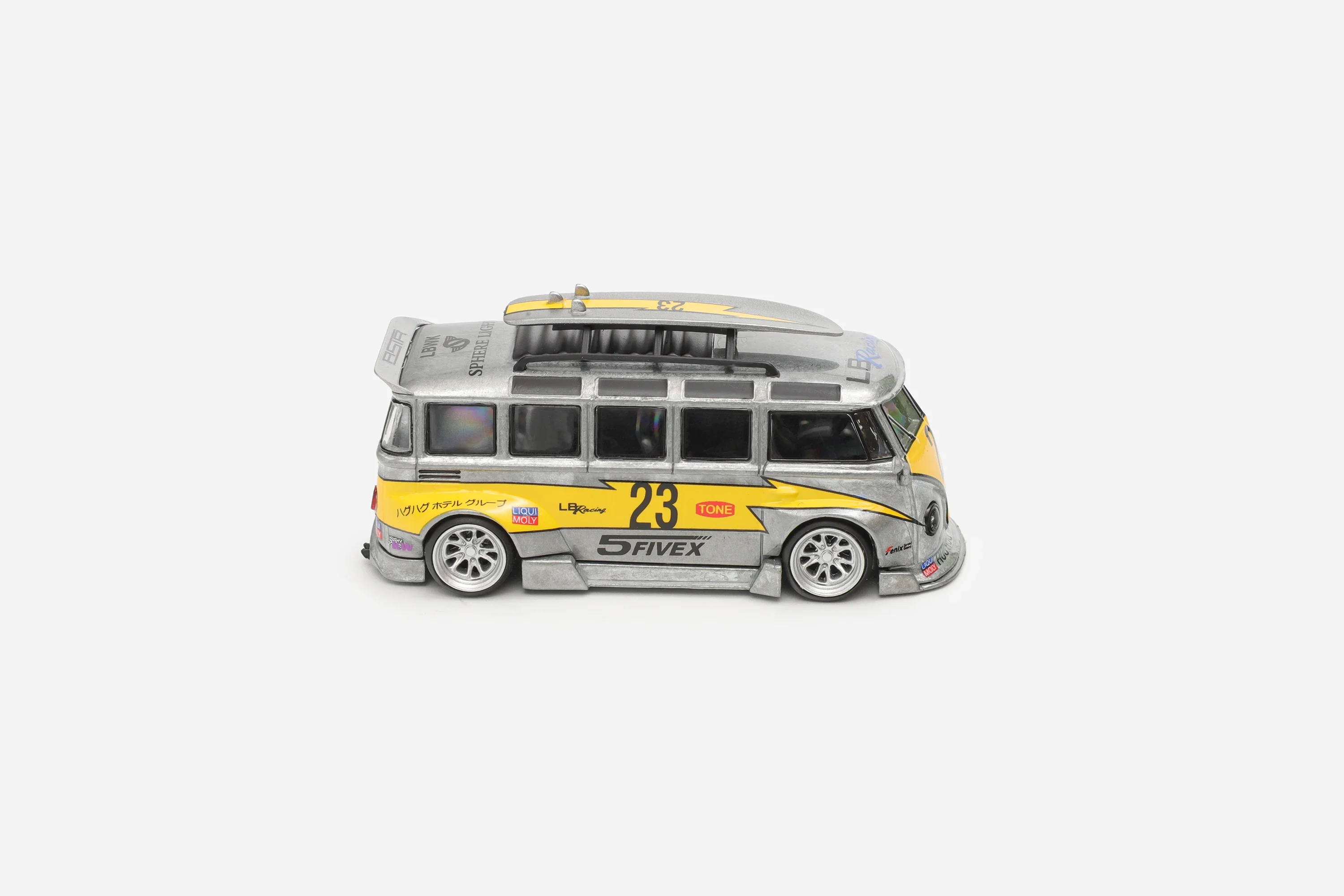 LMLF Model 1:64 T1 Kombi Raw Silver Flash Raw  Model Car