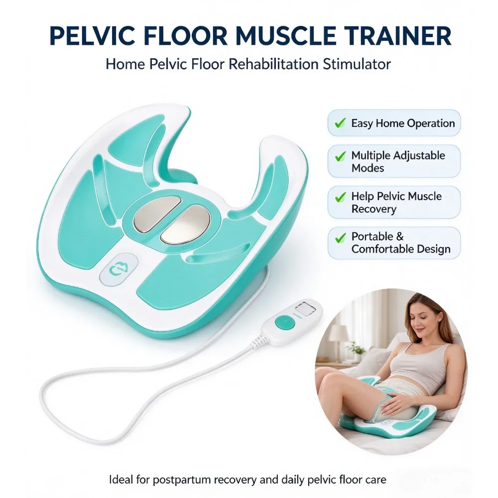 Pelvic Floor Muscle Trainer, Electric Pelvic Floor Stimulator for Women, Home Use Pelvic Floor Rehabilitation Training Device