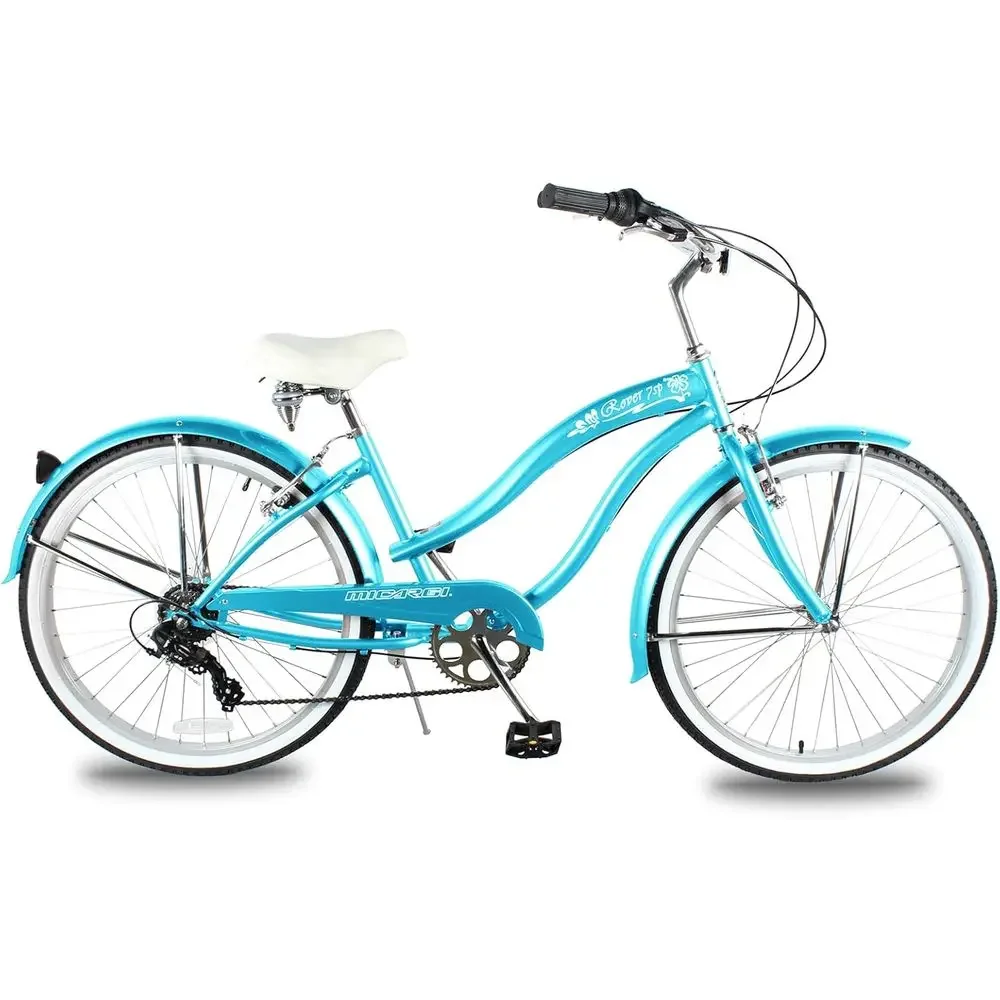 

24/26 Adult Hybrid Bike - 1/7 Speeds, Unisex Commuter, Steel Frame, Multi-Color Options