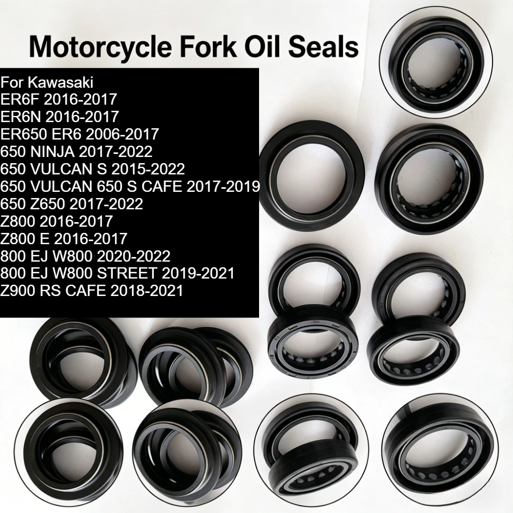 

2/4/8pc 41x53 Front Fork Oil Seal Dust Cover For Kawasaki ER6F ER6N ER650 ER6 650 NINJA VULCAN 650 S CAFE 2006-2022 19 2020 2021