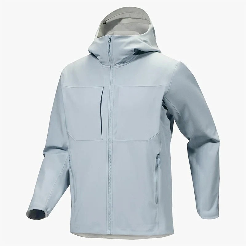 Tactical Tom Men's Soft Shell Hoodie Jacket Anti Outdoor Hiking Camping Coat Warm Hoodie