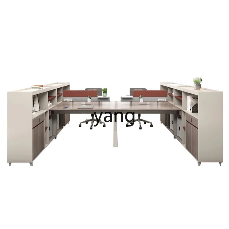 

LH Simple Modern Lattice Office Desk Single Workstation