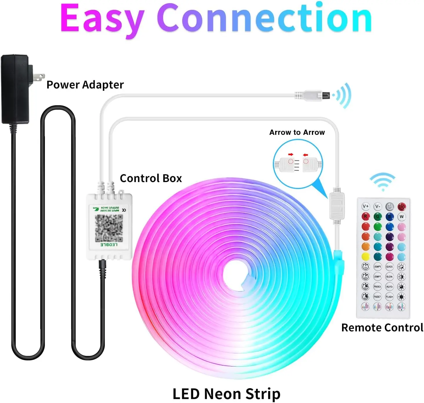 Silikonowa lampa neonowa 30M 24V RGB APP Smart Strip Light Wodoodporna taśma RGB do krojenia DIY Party Festival Decoration