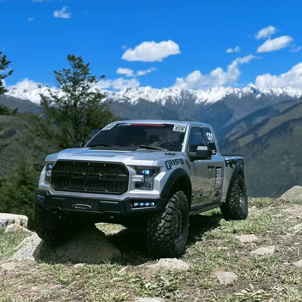 KM Thor 1/8 F150 Simulatie Pickup Truck Afstandsbediening Auto RTR 2.4GHz Elektrische Crawler Terreinwagen Outdoor Model jongens Speelgoed