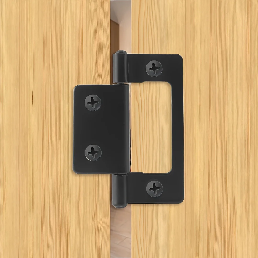 10pcs Non-mortise Hinge Heavy Duty Hinge For Wooden Box Hinge For Furniture,Interior Door Hinges With Mounting Screws