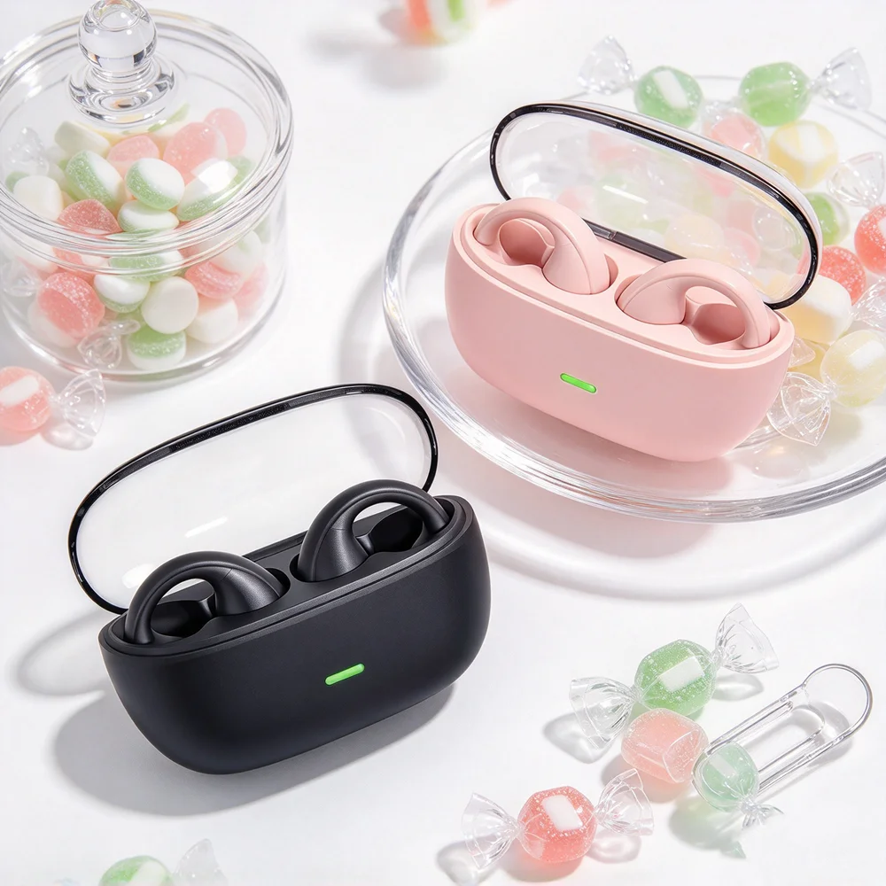 TWS Bluetooth Earbuds Wireless Headset Support Clear Call Capture Full Range Sound Comfortable Wearing for Long Time Media