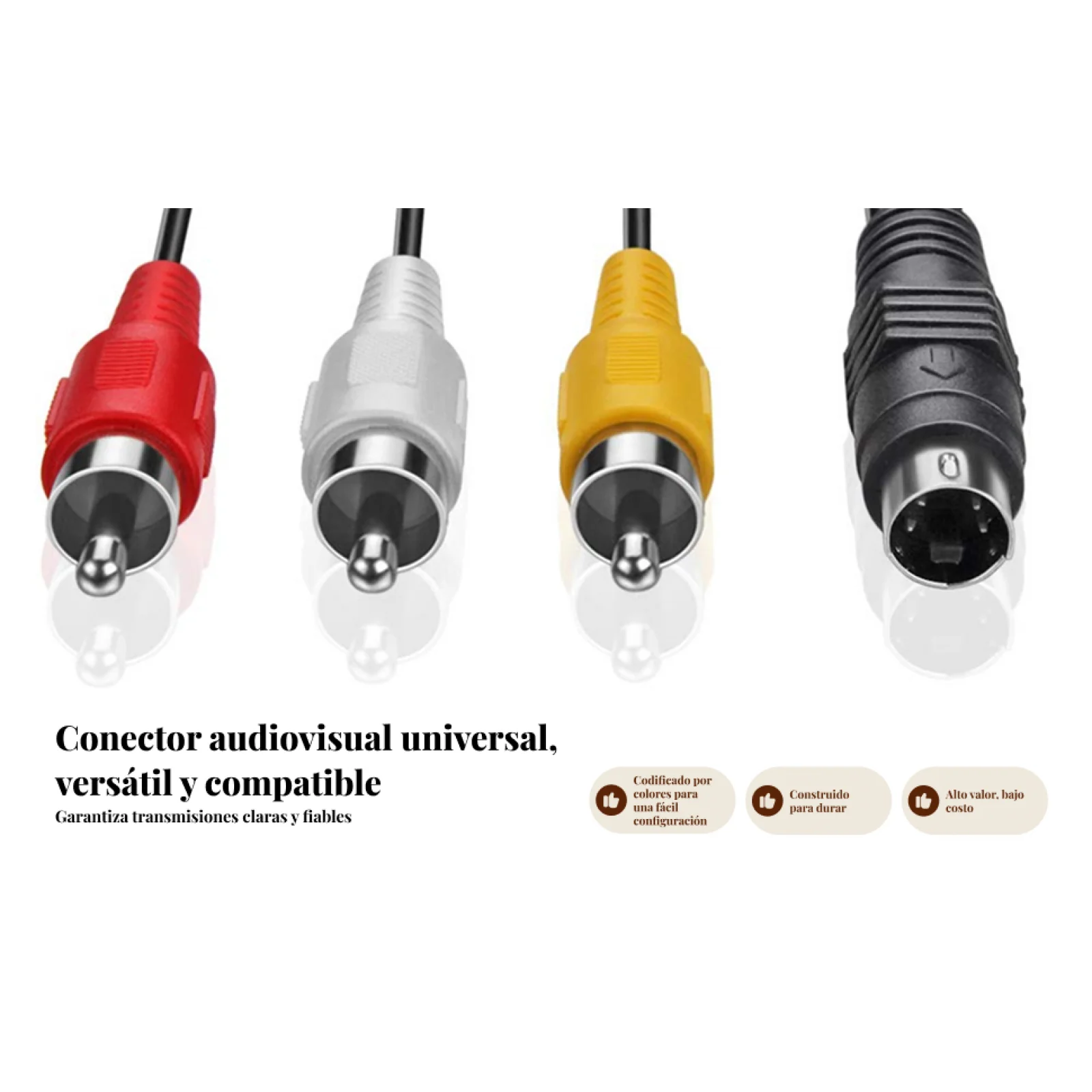 3RCA Av Tv Video Ca…