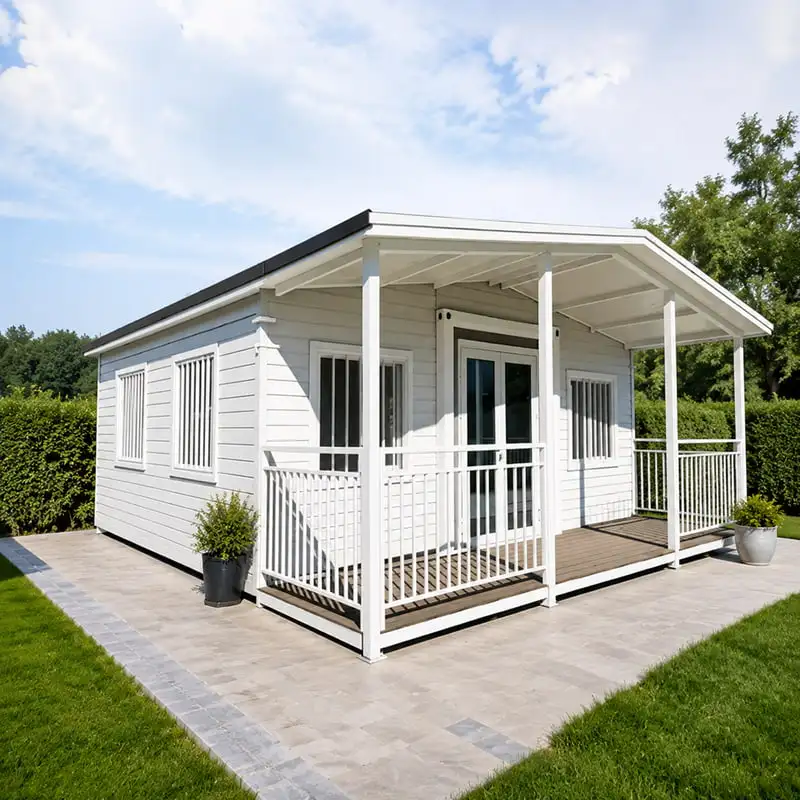Folding House Portable Cabin Customized Weather Resistant Structure with Comfortable Bedroom Space Modular Home for Guest Use