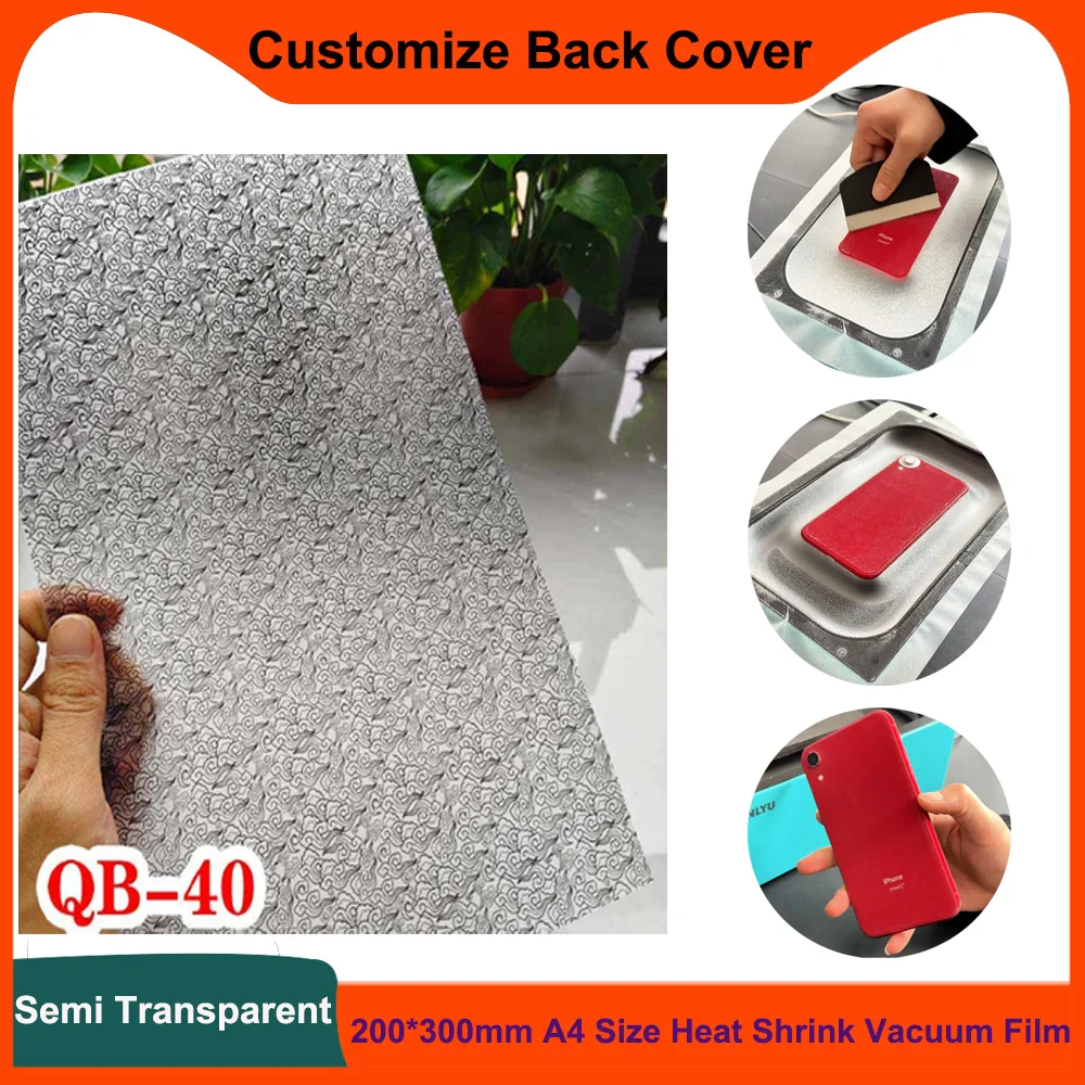 

2026 New 20pcs Wrapping Film Shrink Films Mobile Phone Skin for iPhone 17 Promax Vacuum Envelope Machine Back Cover Glass Change