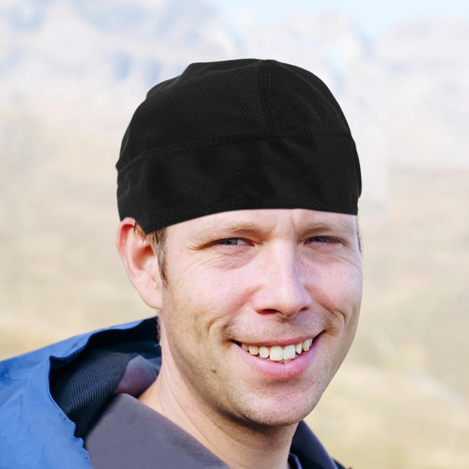 

4Pcs Outdoor Cycling Hat Quick Dry Breathable Sports Headwear Motorcycle Liner Running Sweat Cap