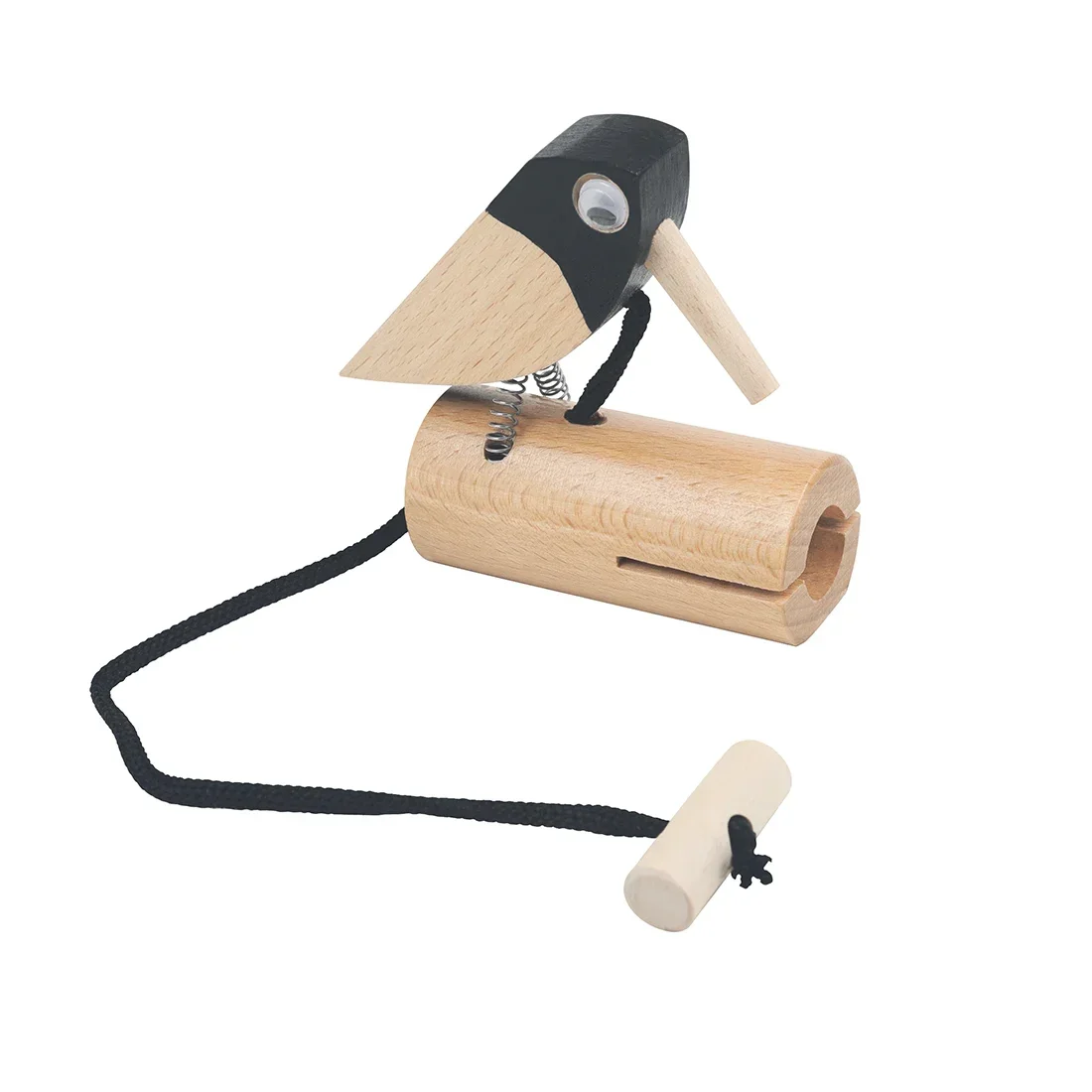 Natural Wooden Orff Musical Instruments Traditional Bird Rattles Clappers Castanets Educational Percussion Toys for Kids
