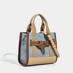 Luxury Designer Bag Tote Women Handbags Letter Shoulder Brands Soft PU Shopper Purses Spliced Color contrast Crossbody Bags