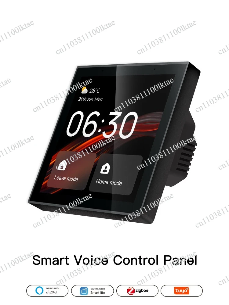 Tuya zigbee gateway multi-function central control panel built-in Alexa support group dimming