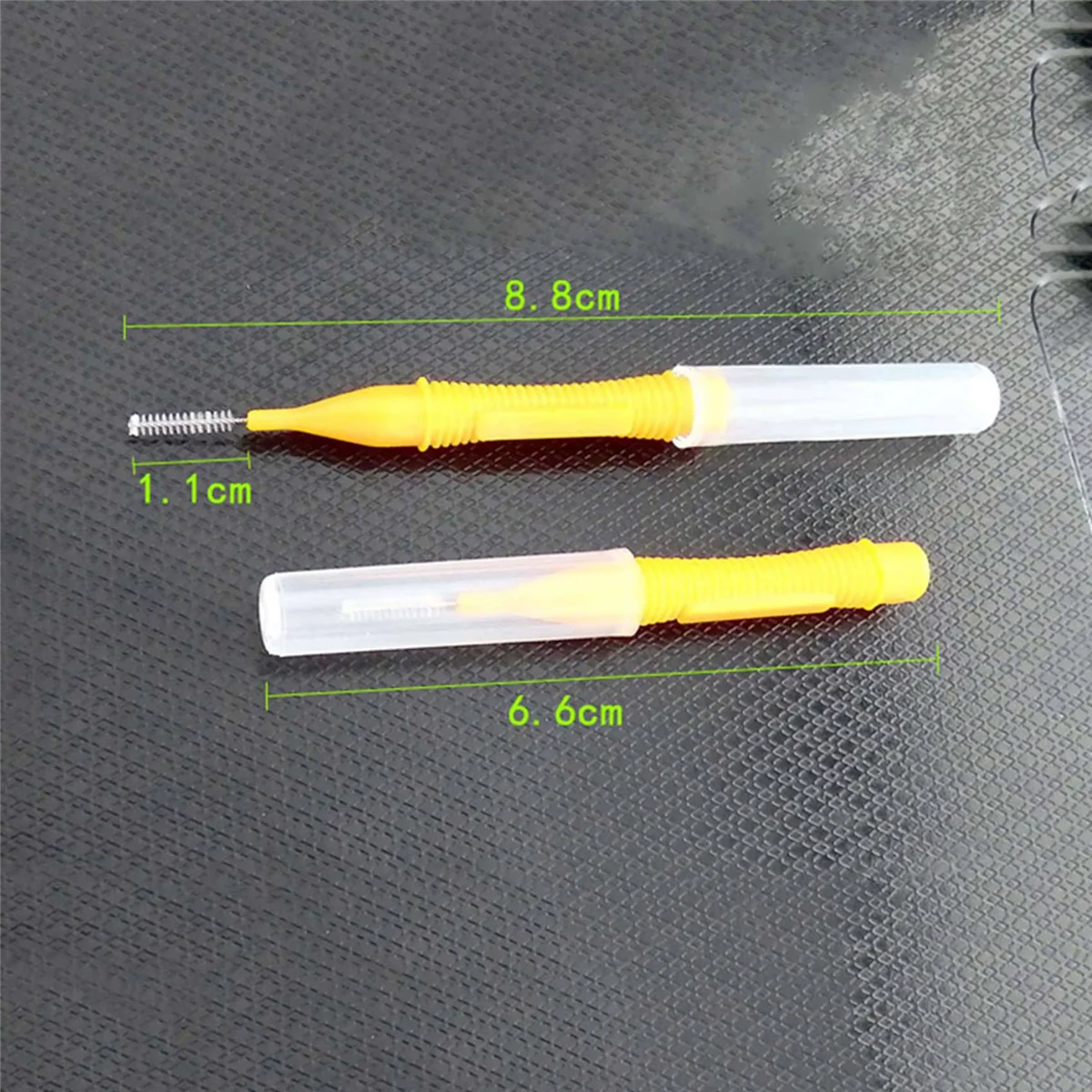 A72P  50Pcs/Box 0.4MM Straight Interdental Brush Interdental Brush Teeth Cleaning Interdental Brush