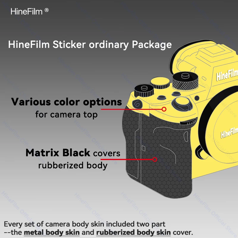 Hinefilm for Sony A9M3 Camera Sticker A9III Anti-Scratch Wrap Cover for Sony Alpha 9 III Protective Film ILCE-9M3 Protector Skin
