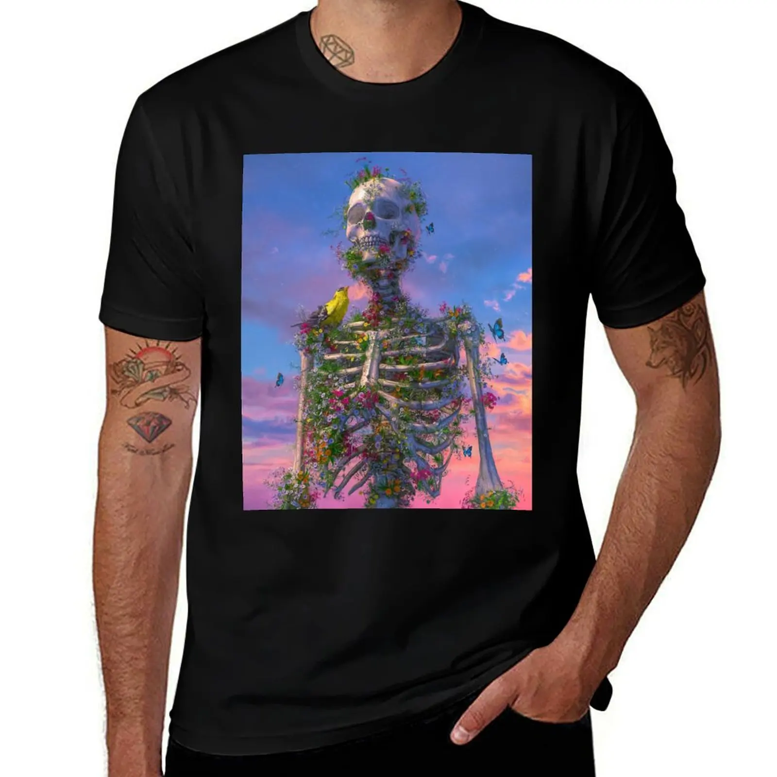 Beeple ALIVE T-Shirt en coton doux à manches courtes