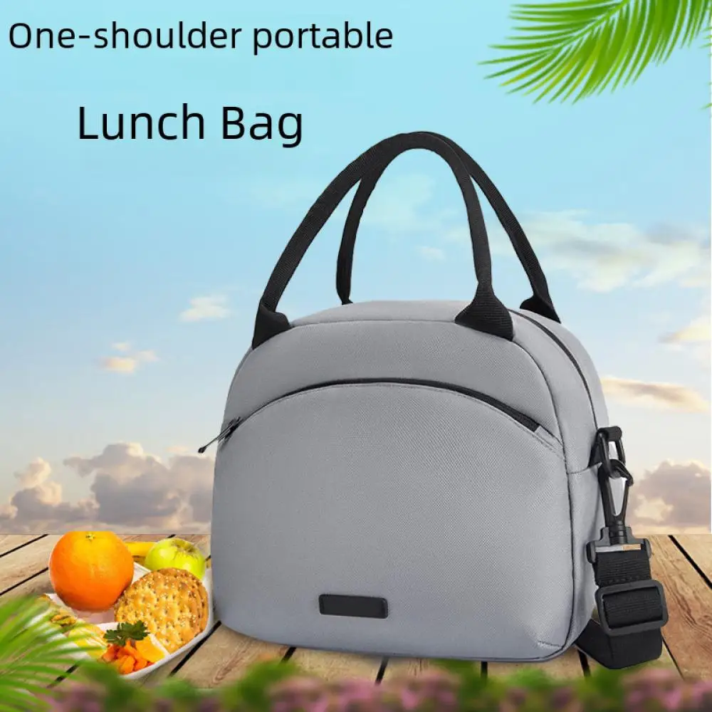 Modern Portable Shoulder Crossbody Insulated Lunch Bag Seafood Fruit Cooler Box Thermal Lunch Box Brand