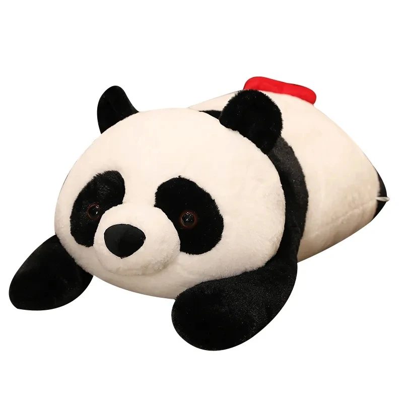 Giant 90cm Kawaii Fat Panda Bear Short Plush Stuffed Animal Doll Animals Toy Pillow Cartoon Lovely Dolls Girls Lover Gifts