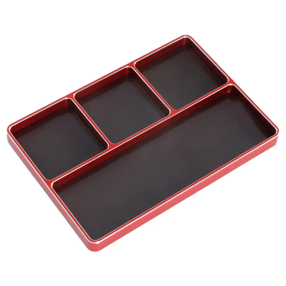 RC Auto Werkzeug Schraubenablage Platte Mutternbox mit Magnet für TRX4 SCX10 HSP 94111 94123 WLTOYS 144001 Tamiya TT02 Arrma Kraton Typhon – Detail 1