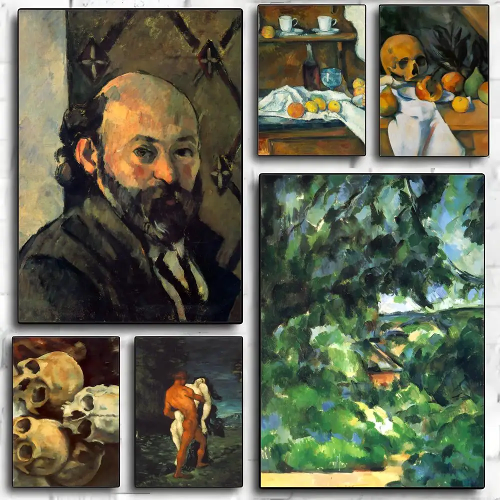 Modern Art Pioneer Paul C-cezanne Poster HD art sticky wall waterproof home living room bedroom bar aesthetic decoration