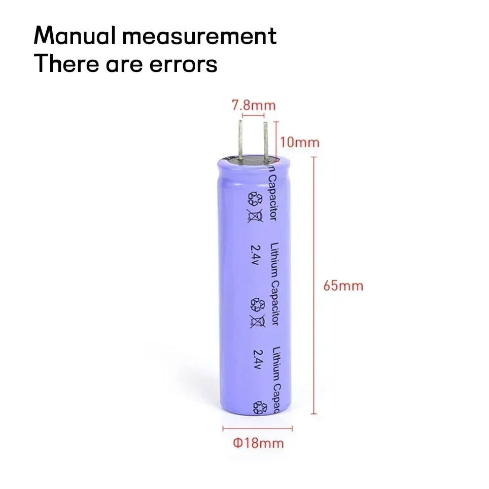 NEW EST 2.4V 2000mAh LTO 18650 Lithium Titanate Battery Cell low temperature Long Cycle For Diy 12V battery pack Power tool