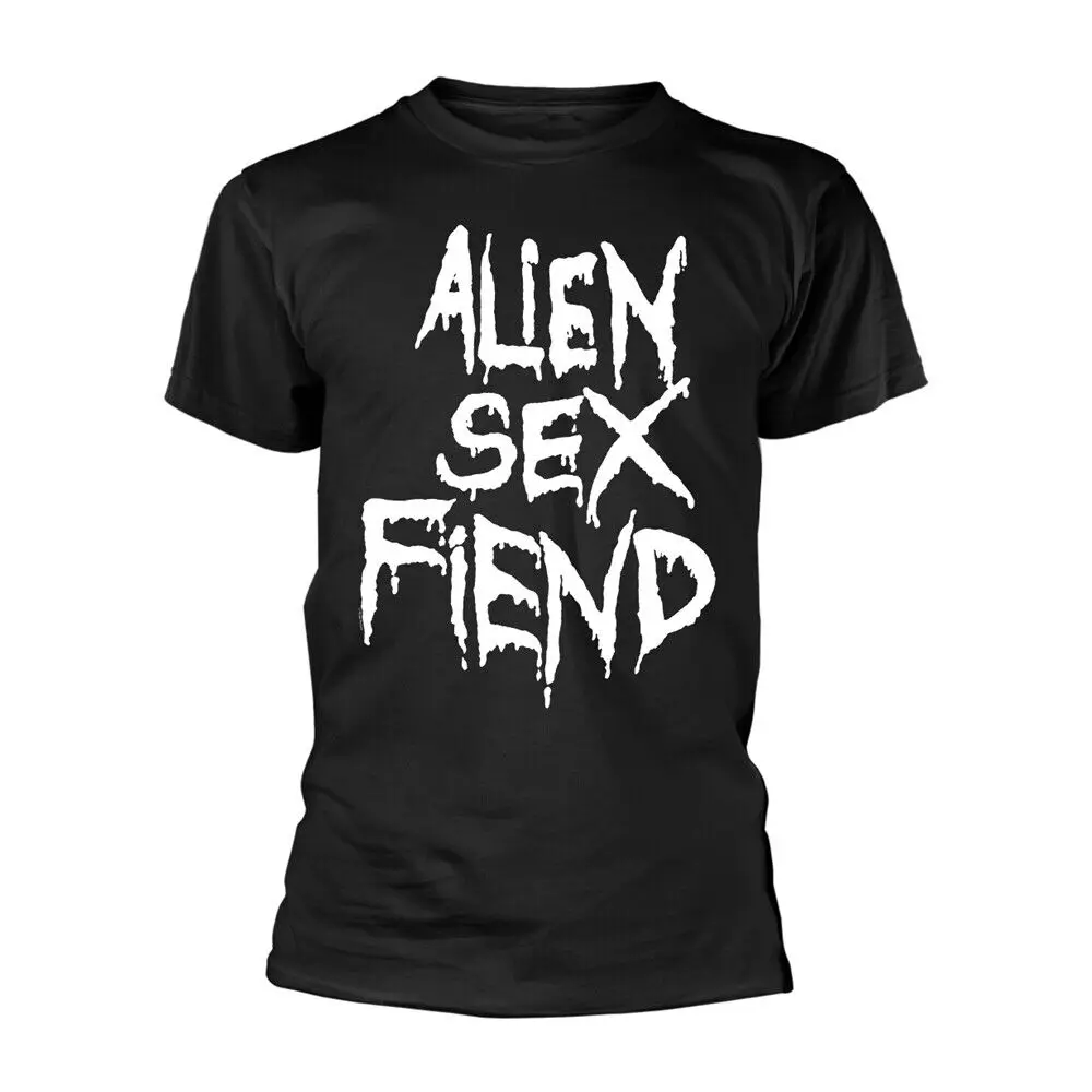 Men\'s Alien Sex Fiend Logo T-shirt Small Black