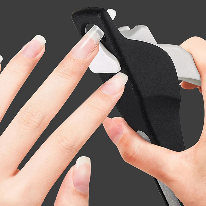 Mini Portable U-shaped Fake Nail Cutter Professional Nail Clippers Tips Manicure Cutter Guillotine Cut False Nails Tools