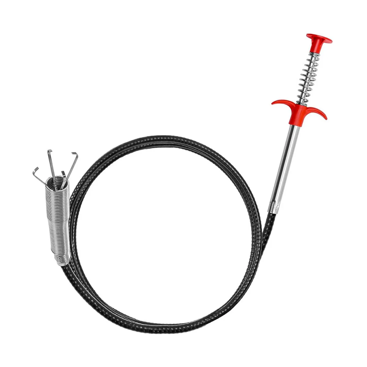 Unclogger Toilet Floor Drain Blockage Four Claw Cleaning Tool Bending Multifunctional Manual Hair BHL1346-FRO