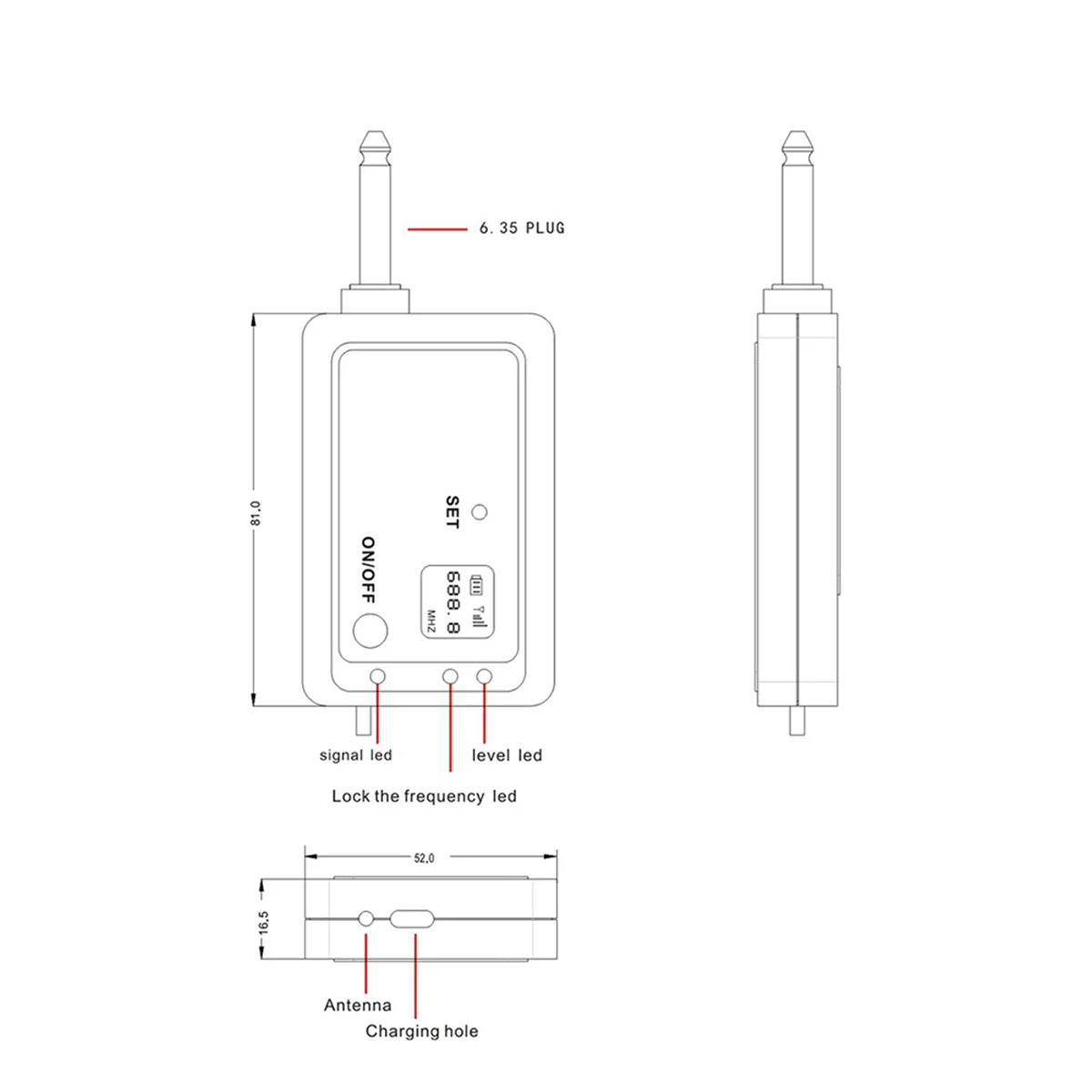 

Saxophone Professional Wireless Microphone UHF Gooseneck Voice Recording Live Show for Saxophone Trumpet Sax Horn Tuba