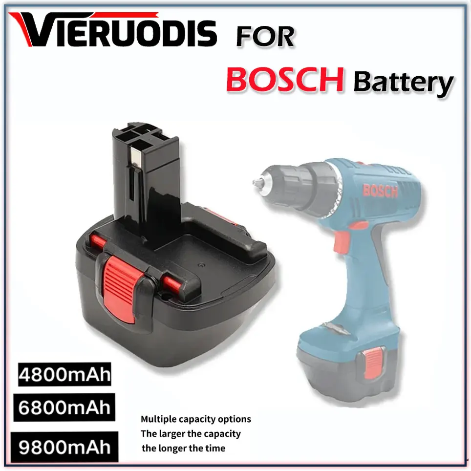 

New for Bosch 12V 9800mAh 4800mAH 6800mAH PSR Rechargeable Battery AHS GSB GSR 12 VE-2 BAT043 BAT045 BAT046 BAT049 BAT120 BAT139