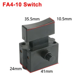 1pcs 10A 220V Speed Control Switch For 350MM Marble Cutter Machine Polisher FA4-10 Power Tools Spare Parts Accessories