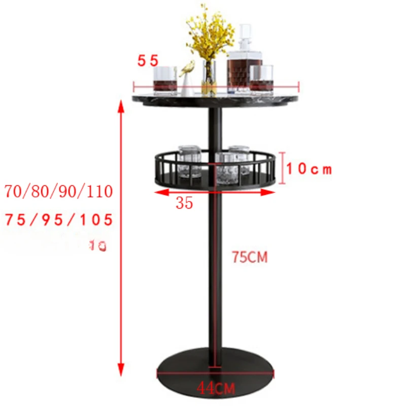 Mesas de Bar de pie para comer, Mesa de cóctel Industrial para cocina, hogar, restaurante de lujo, muebles de Comedor, ZT50BT