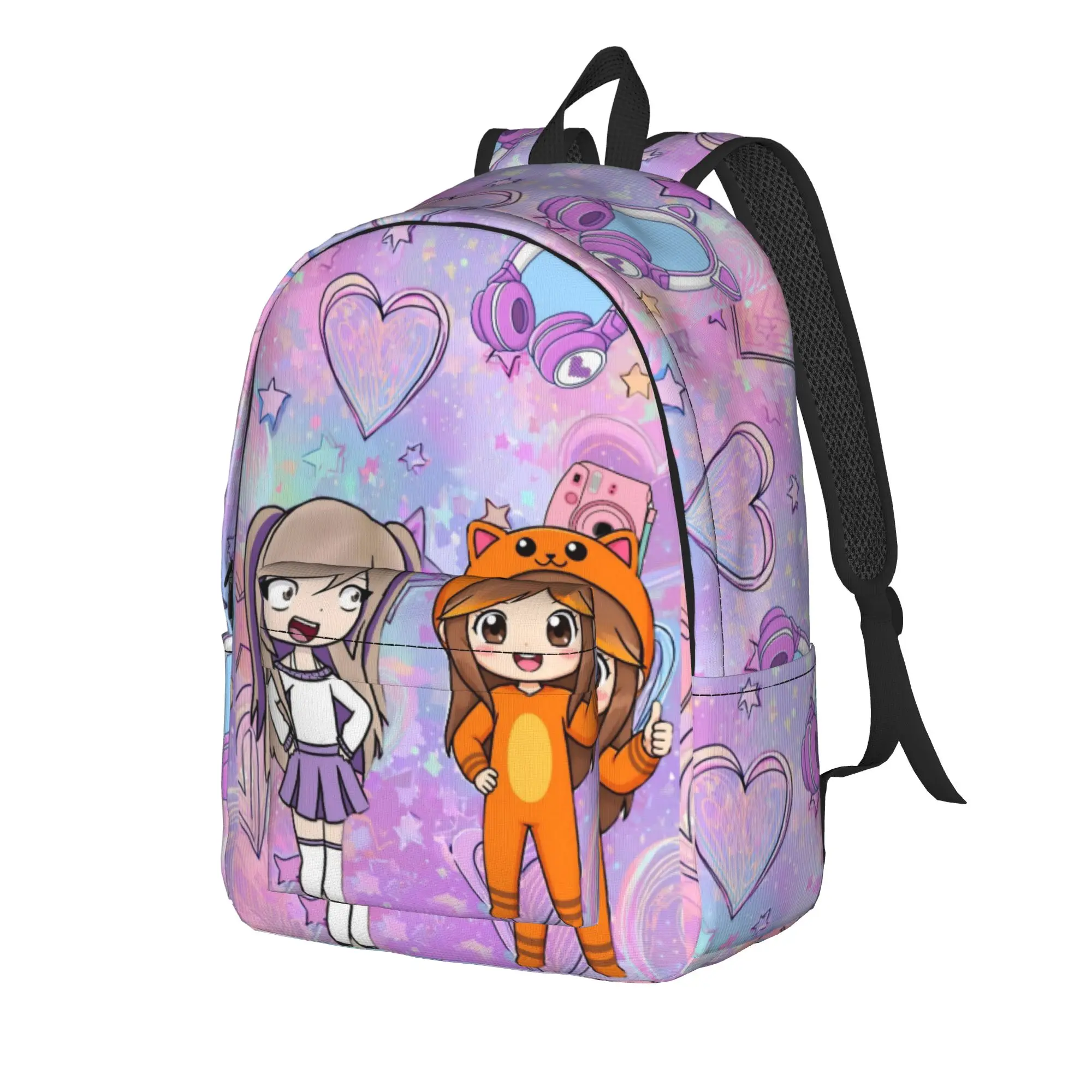 Lyna Vallejos Gamer Casual Backpack Sports Student Business  Daypack for Men Women College Shoulder Bag