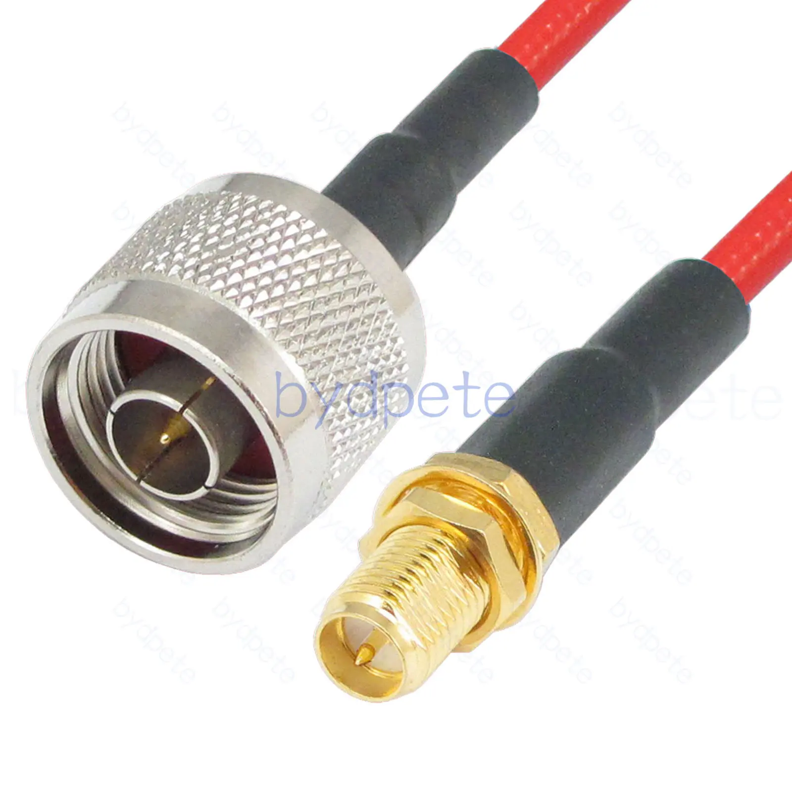 

RG402Red FEP N Type Male Plug to RP-SMA Female Jack RF Semi Flexible Low Loss Coaxial Cable Lot