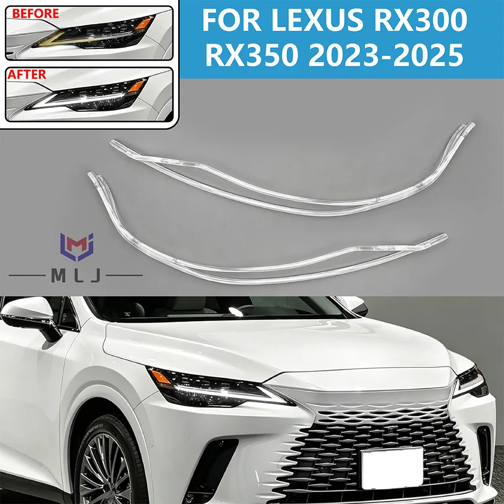 DRL Light Guide Strip Tube For Lexus RX300 RX350 2023‑2025 Angel Eye DRL Light Guide Strip Daytime Running Light Headlight Parts