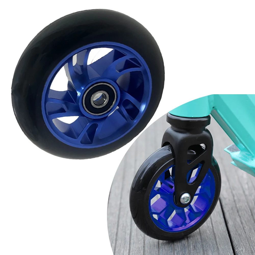 Polyurethane Wheels Stunt Scooter Wheels Outdoor Sports Equipment Lightweight Design Strong Load-Bearing Capacity
