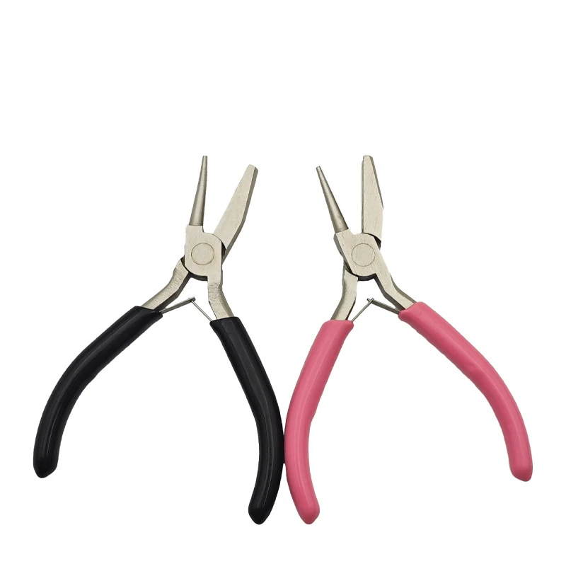 

Nickel-iron mini half-slot half-round jewellery tool pliers multi-functional DIY hand-winding needle pliers rust-free