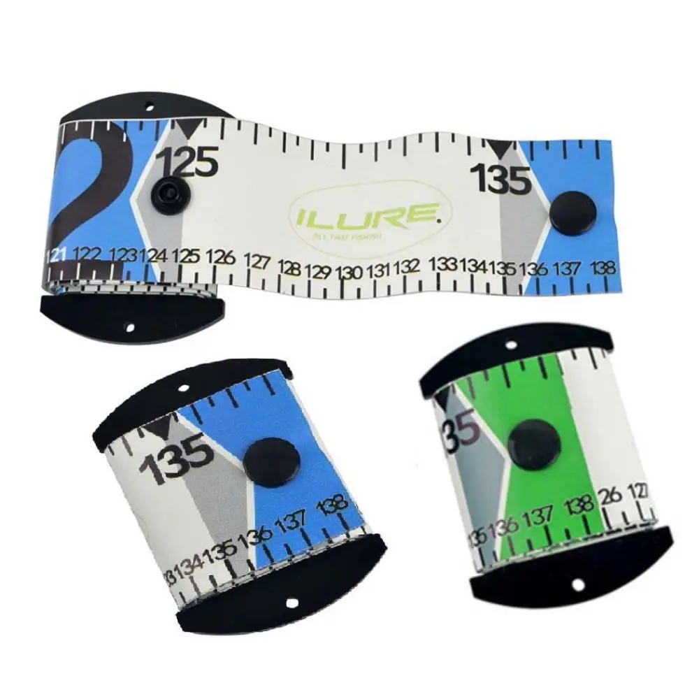 

With Plate Fish Measuring Ruler Waterproof Accurate Fishing Measure Tape Tackle Tools 1.35 Meters Fishing Ruler Measurement Tool