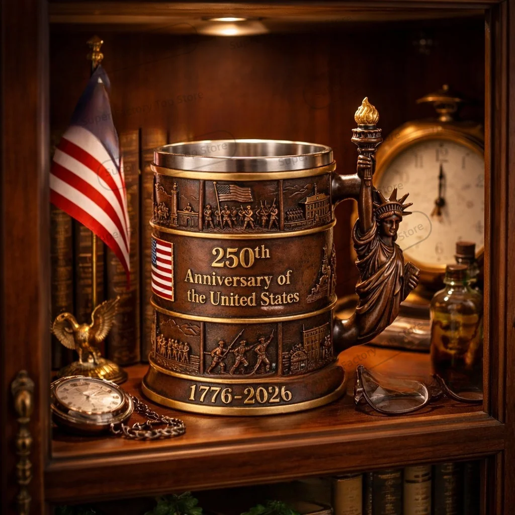 Taza del 40.º aniversario de Top Gun, taza del 250.º aniversario de la Herencia Americana, taza para café y whisky