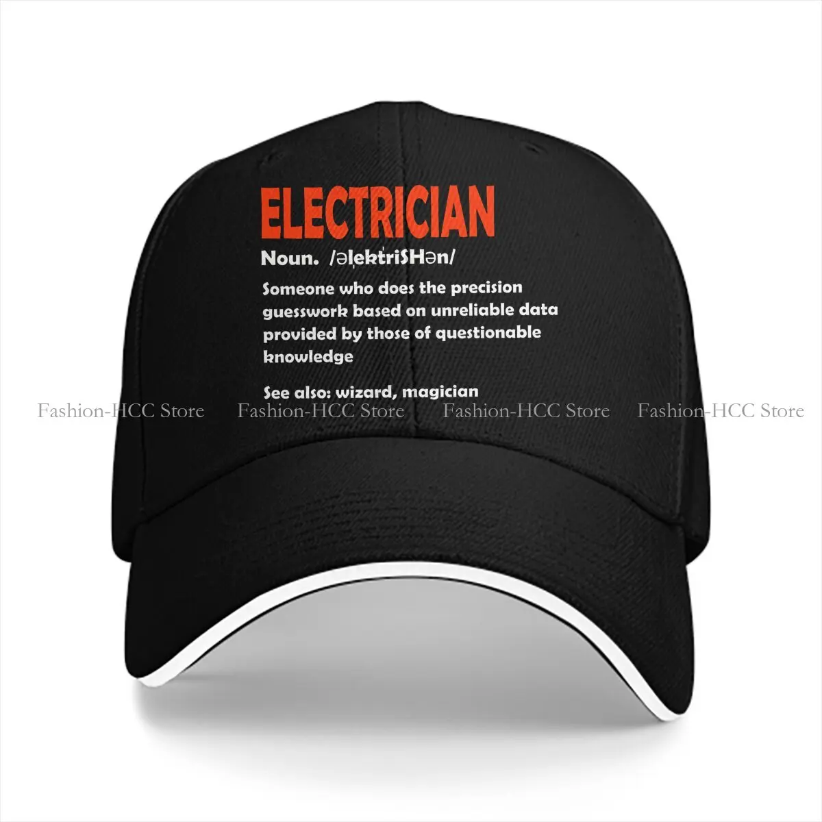 Engineer Electrical Electrician Multicolor Hat Peaked Cap Definition  Graduation Graduate Personalized Visor Protection Hats