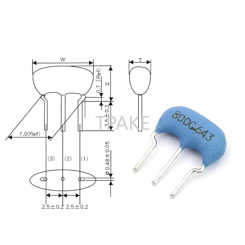 CSTLS4M00G53-B0 4MHz CSTLS6M00G53-R0 6MHz CSTLS8M00G53-B0 8MHz CSTLS16M0X53-B0 16MHz Ceramic Resonator Quartz Crystal Oscillator