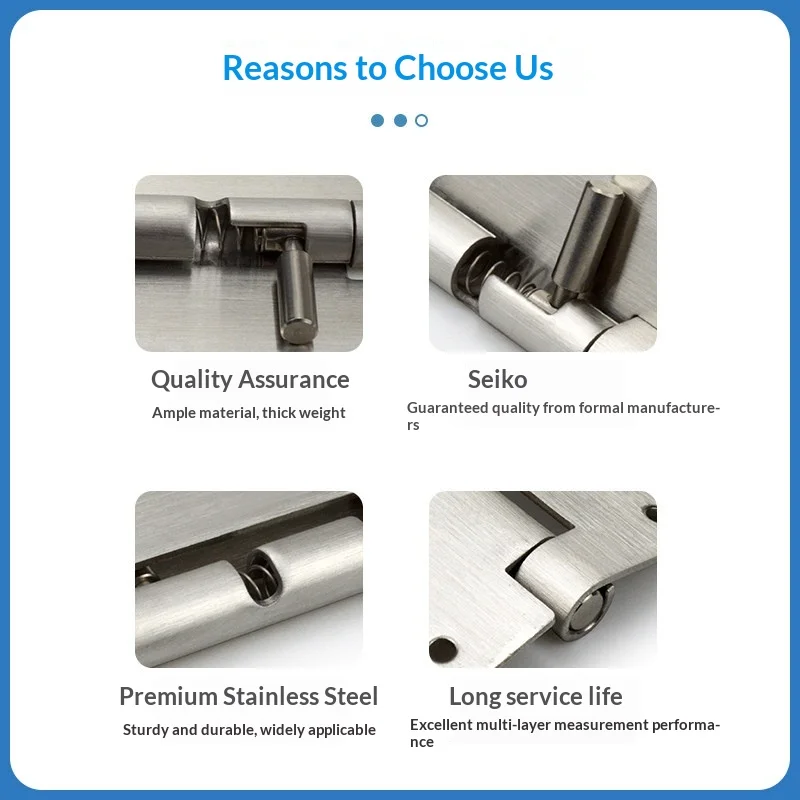 CL120 Carbon Steel Folding Detachable Spring Pin Door Hinge Distribution Box Industrial Chassis Cabinet Hardware Accessories