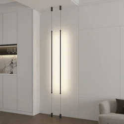 Moderne Stehlampe 120cm schwarz LED Stehle uchte Dekoration Haupt beleuchtung für Wohnzimmer Schlafzimmer Esszimmer Innen leuchten